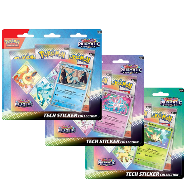 Prismatic Evolutions Tech Sticker Collection