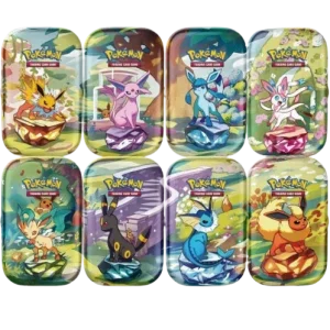 Prismatic Evolutions Mini Tin